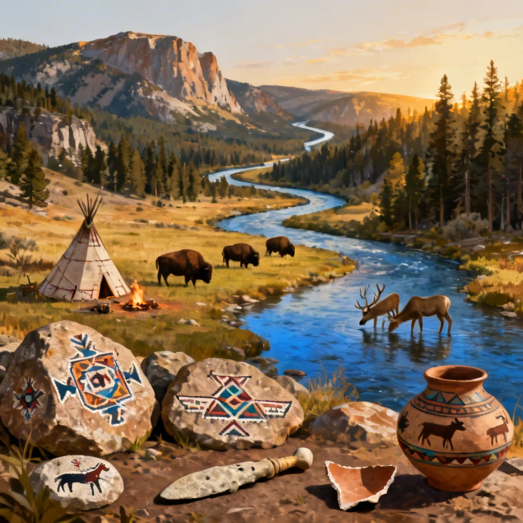 Indigenous Heritage and Early Human Presence in the Yellowstone Region