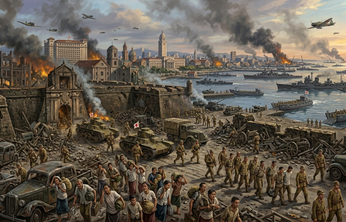Manila Captured: How Japan Seized the Pearl of the Orient in January 1942