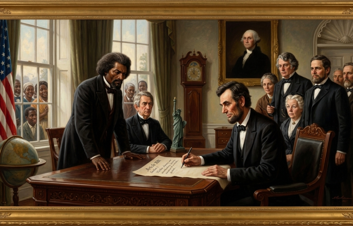 The 13th Amendment Signed