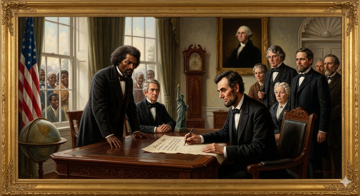 The 13th Amendment Signed