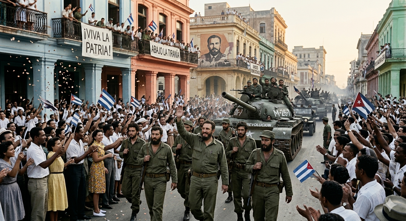 The Cuban Revolution Victory