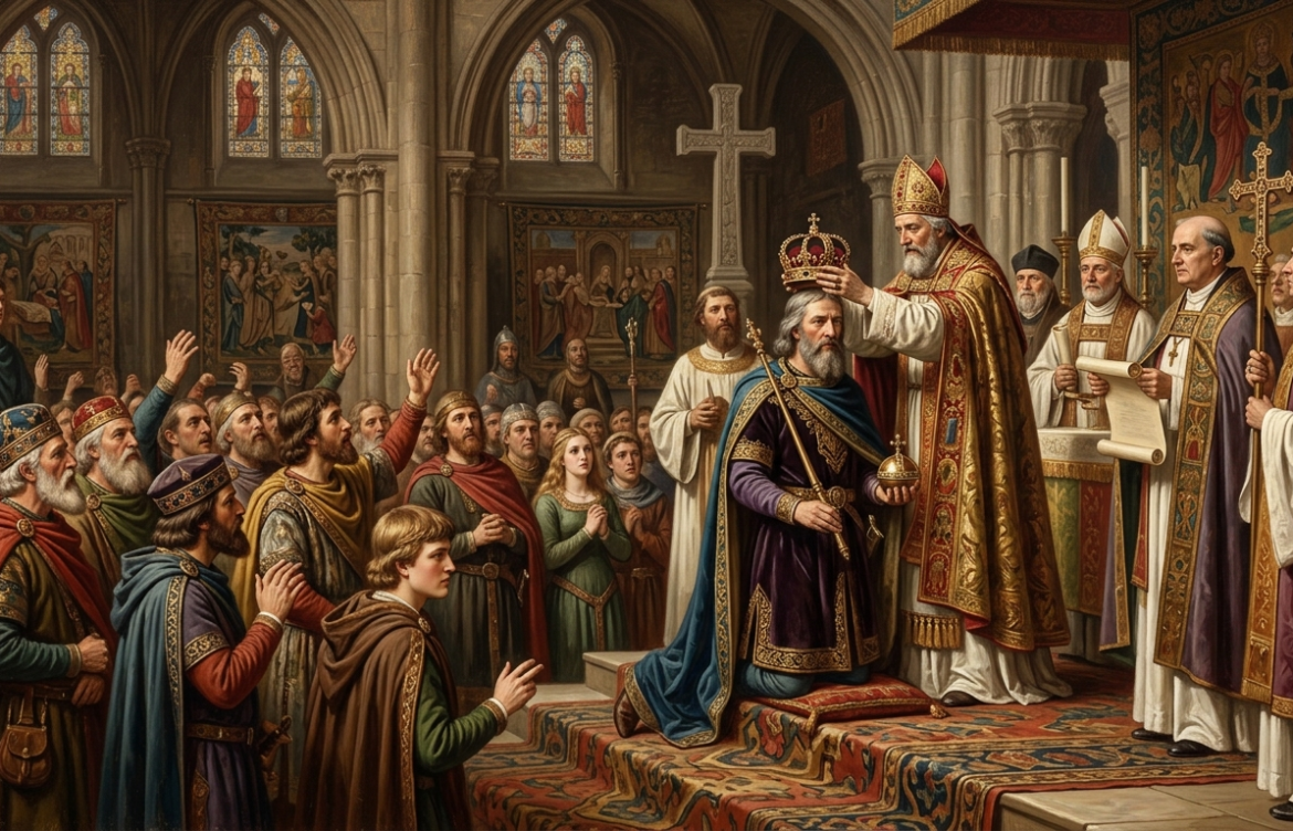 Edward the Confessor Crowned King of England