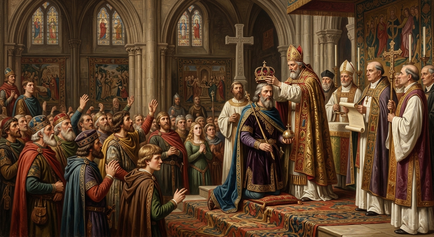 Edward the Confessor Crowned King of England