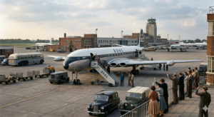 First Jet Airliner Service