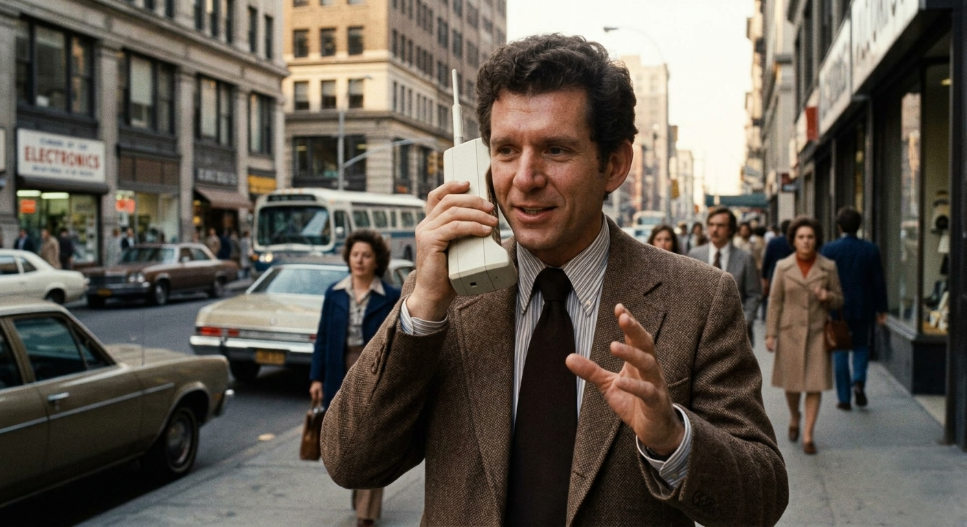 The First Mobile Phone Call