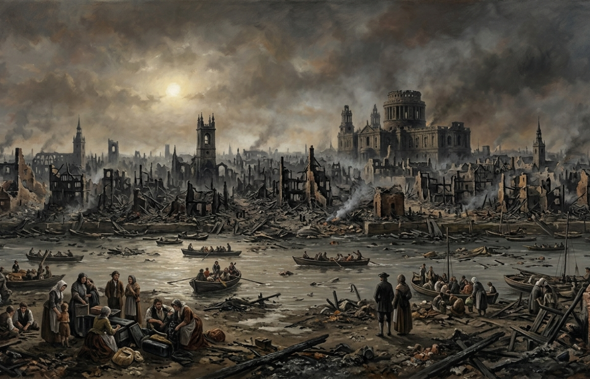 Great Fire Ends: How Four Days of Inferno Left London in Ashes by September 6, 1666