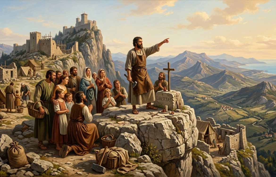 San Marino Founded: How a Stonemason Named Marinus Created the World’s Oldest Republic on September 3, 301 AD