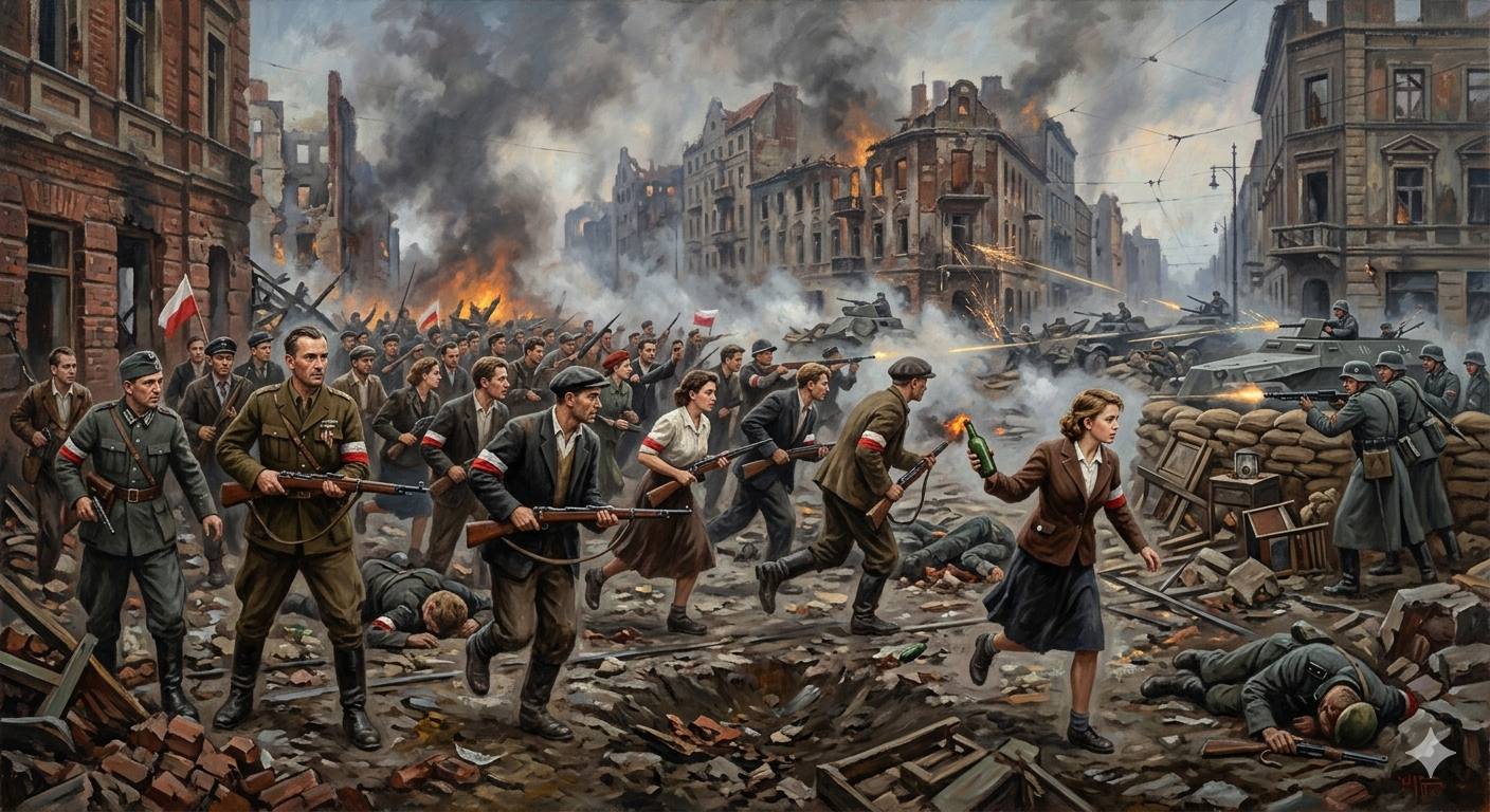 Warsaw Uprising Begins