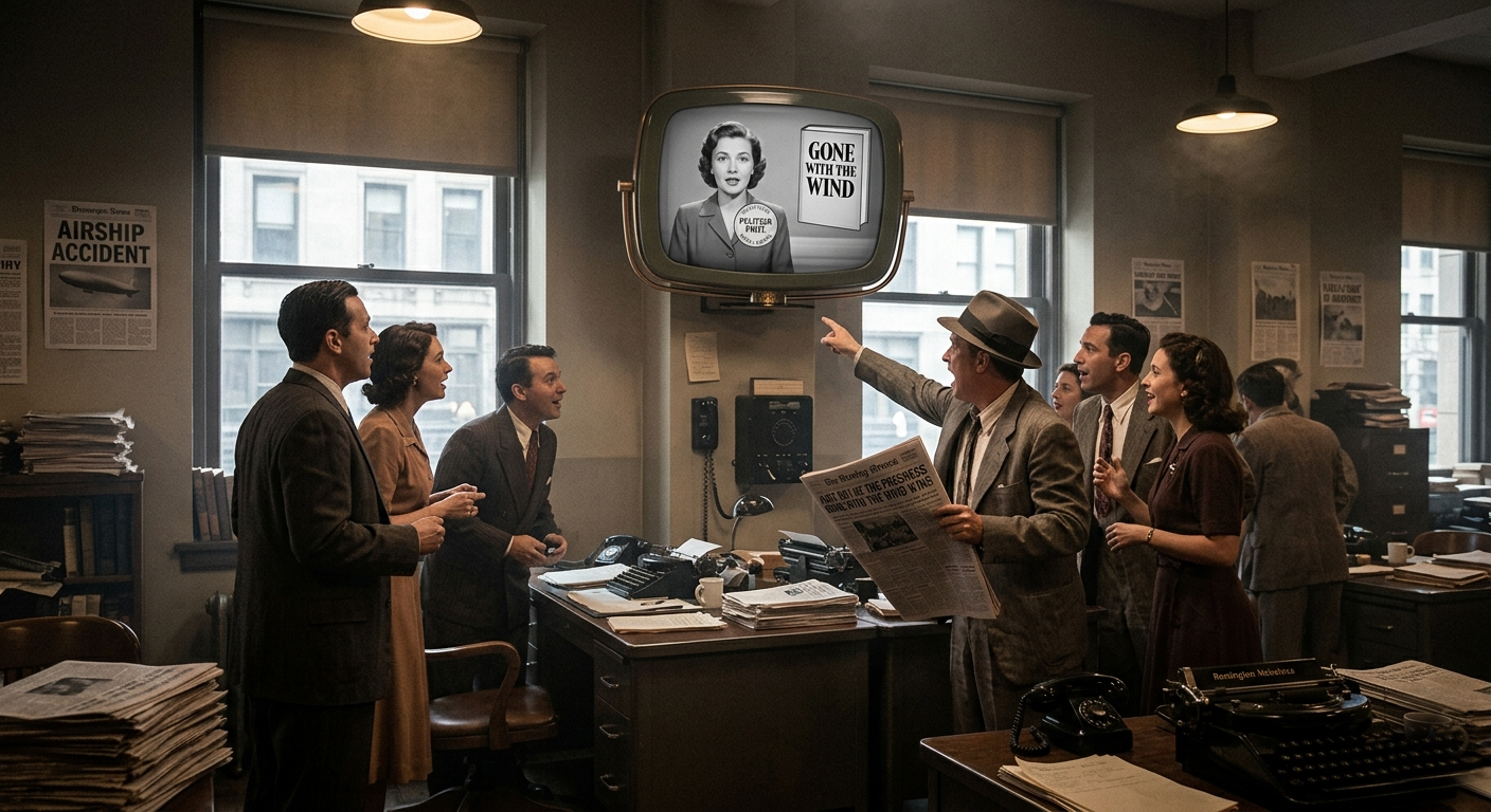 Gone with the Wind Wins the Pulitzer Prize