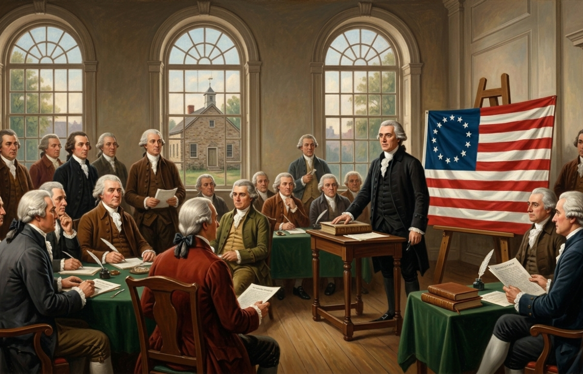 The US Flag Design Adopted