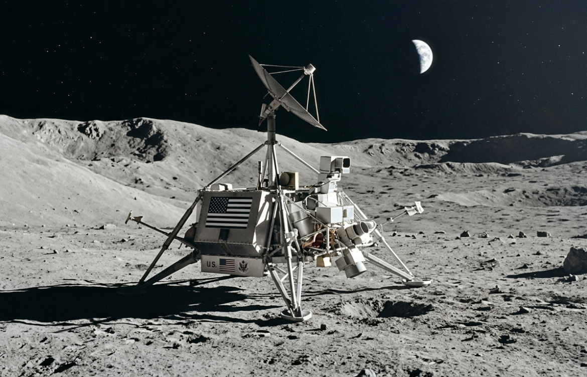 Surveyor 1 Moon Landing