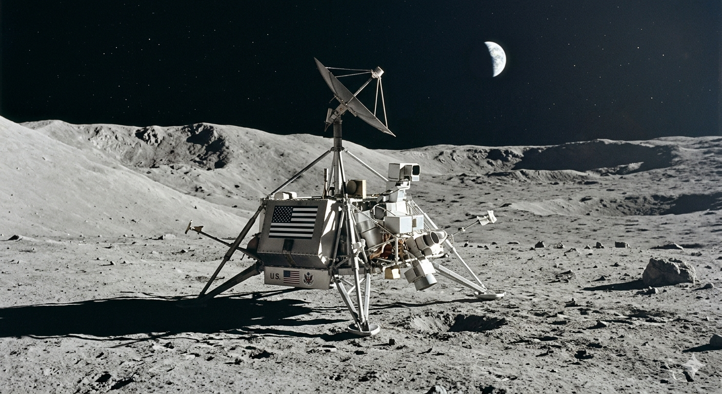 Surveyor 1 Moon Landing
