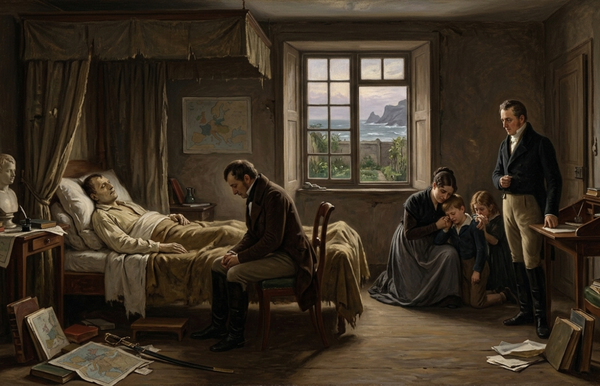 Napoleon Dies in Exile