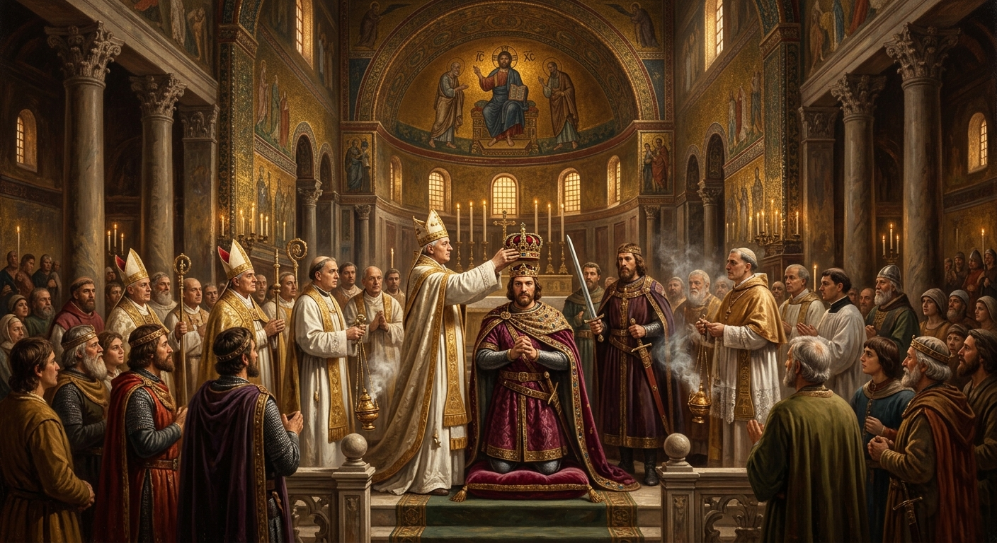 Otto, I was crowned Holy Roman Emperor