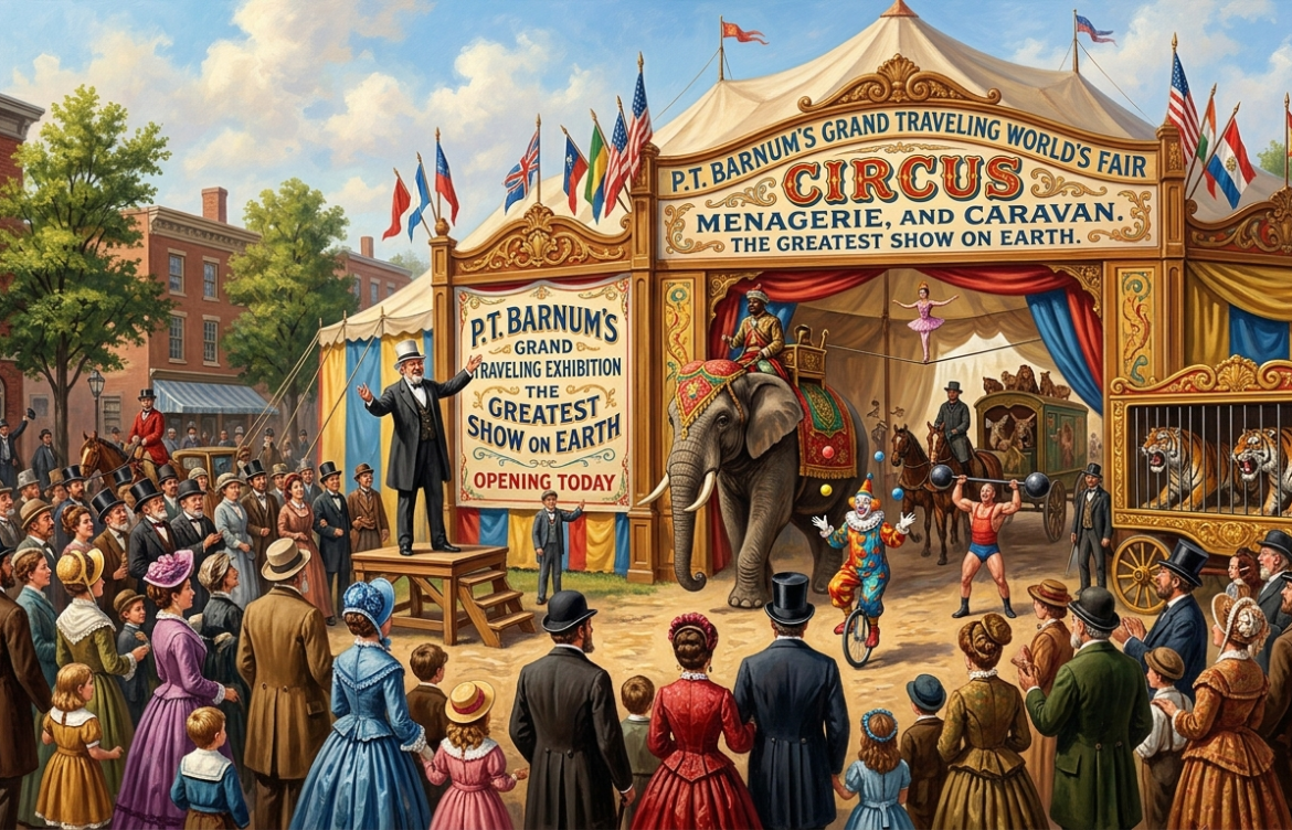 PT Barnum's First Circus
