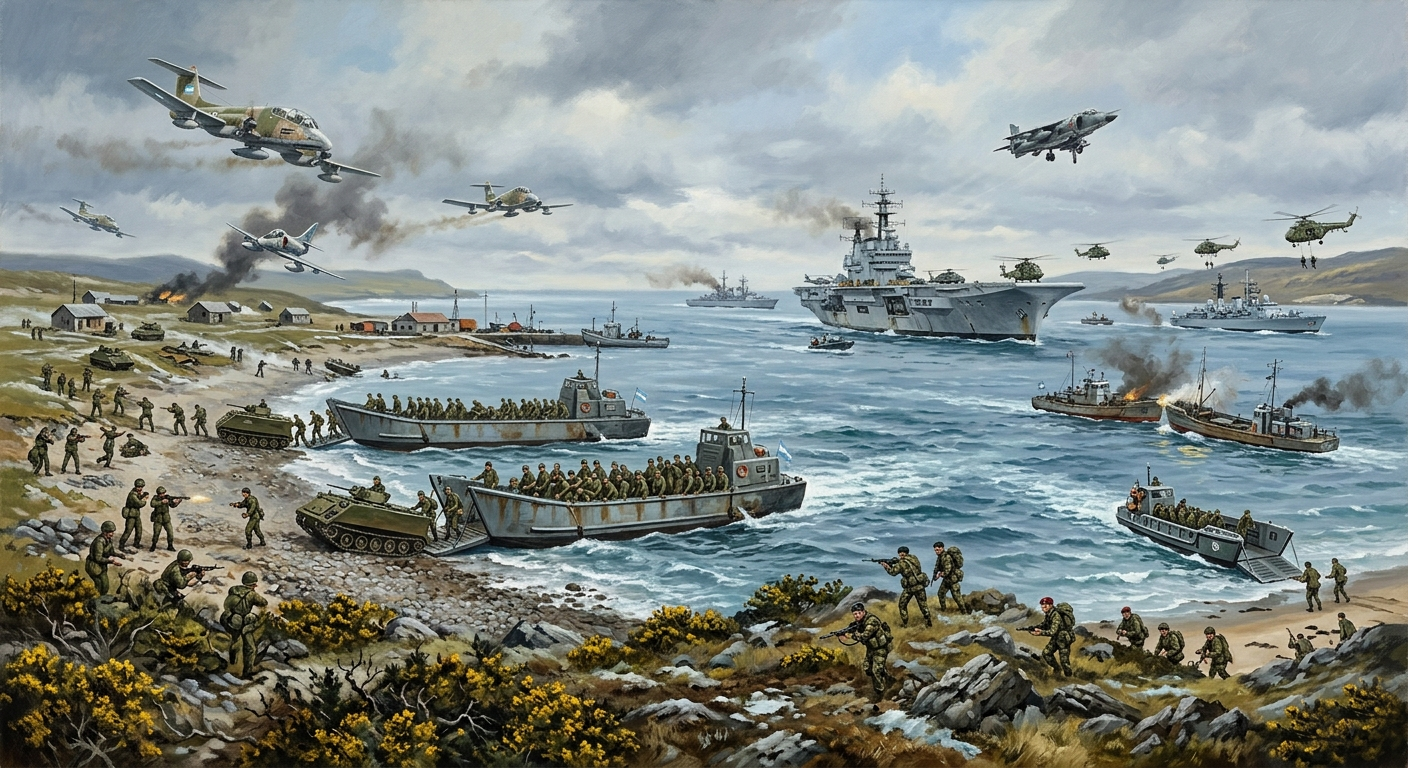 The Falklands War Begins