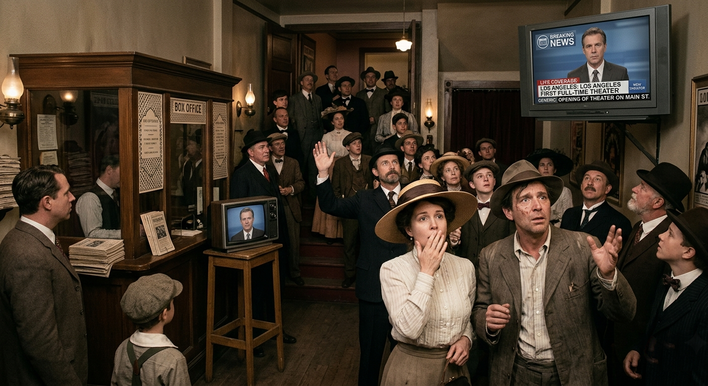 The First Full Time Movie Theater in Los Angeles
