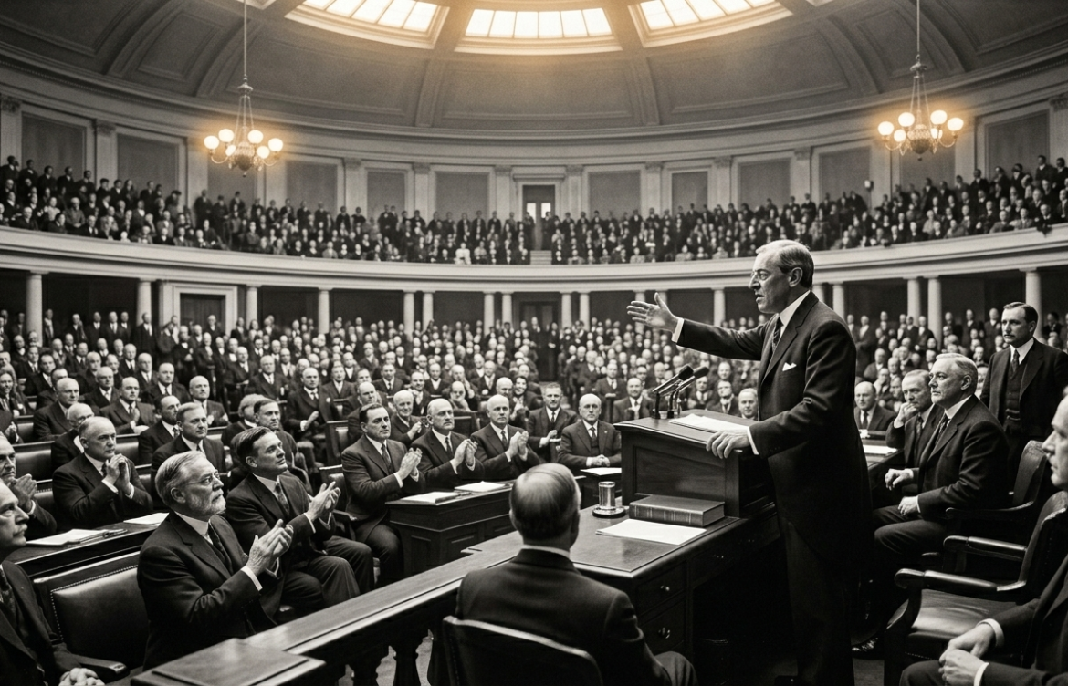Wilson’s War Message to Congress: How President Woodrow Wilson Asked America to Declare War on Germany on April 2, 1917