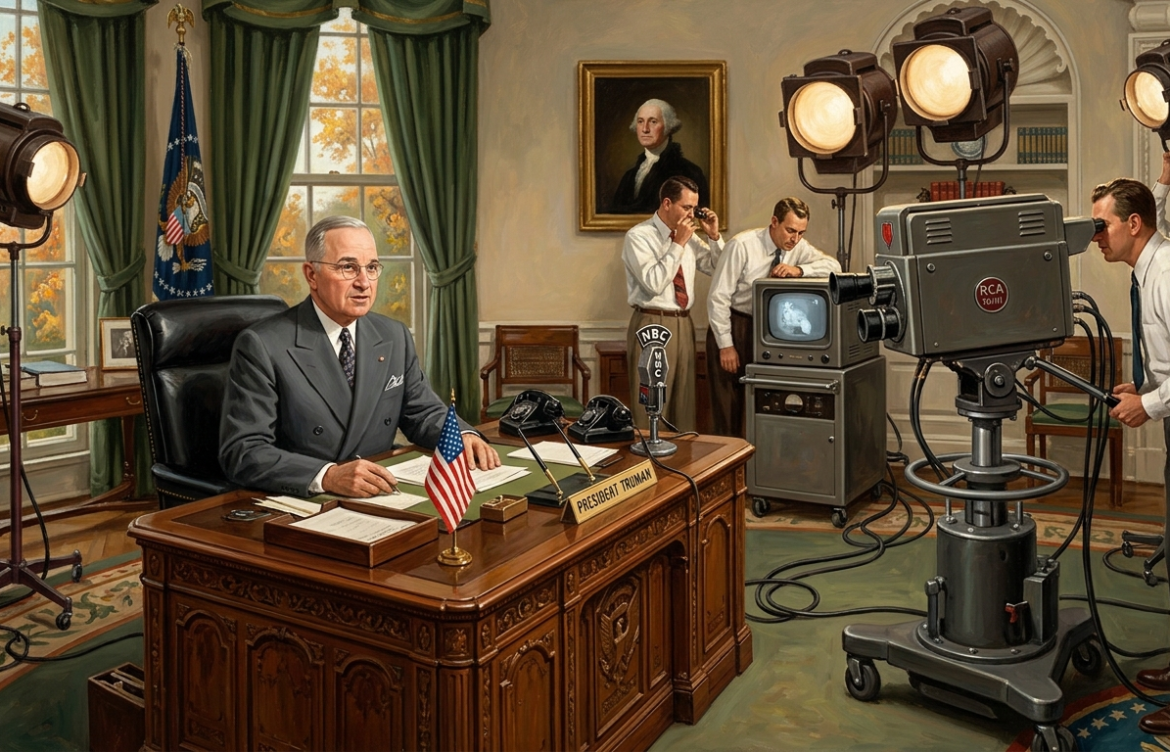 First White House TV Address: How Truman’s October 5, 1947 Broadcast Launched the Television Presidency