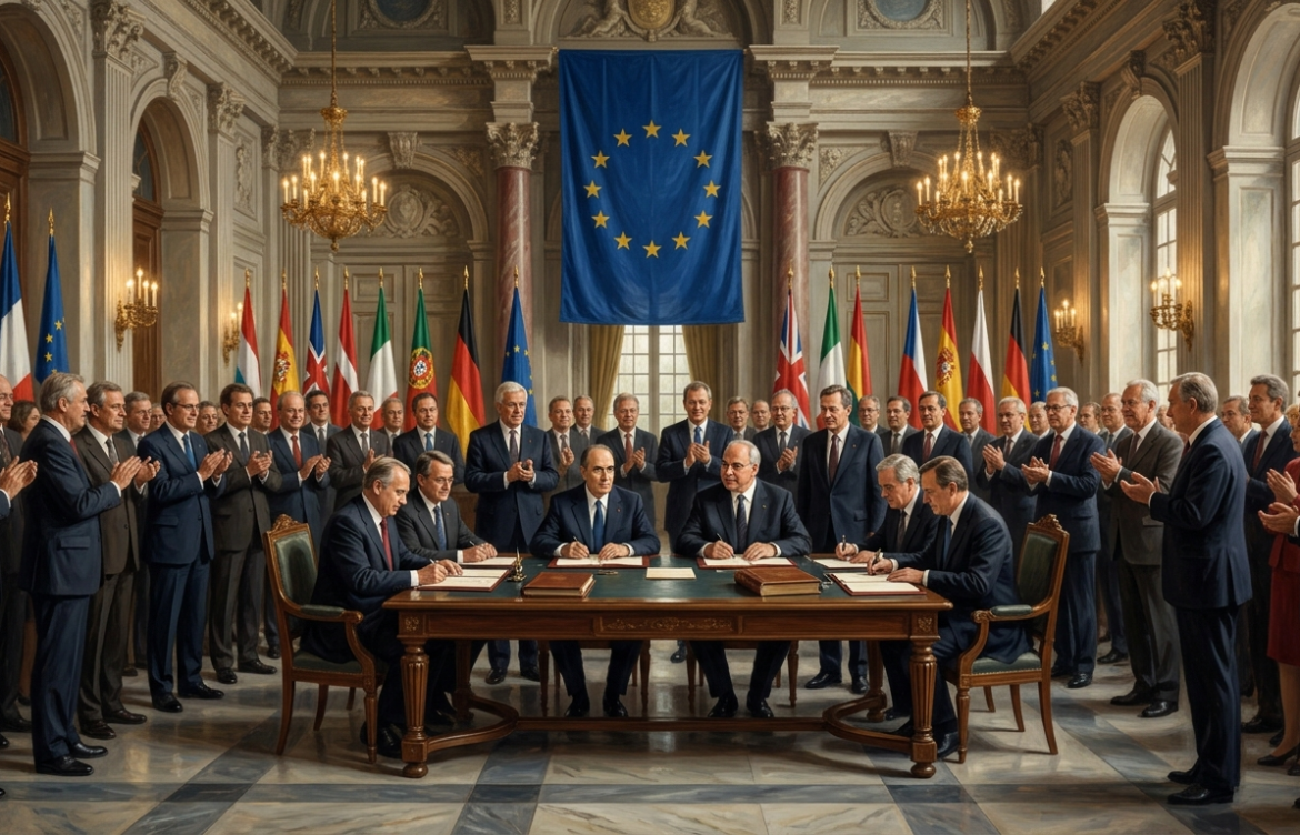 European Union Founded: How the Maastricht Treaty Created a New Political Order on November 1, 1993