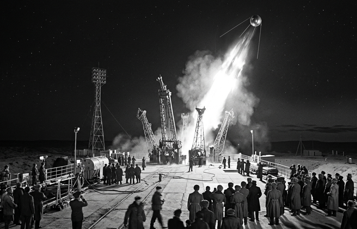 Sputnik 1 Launched