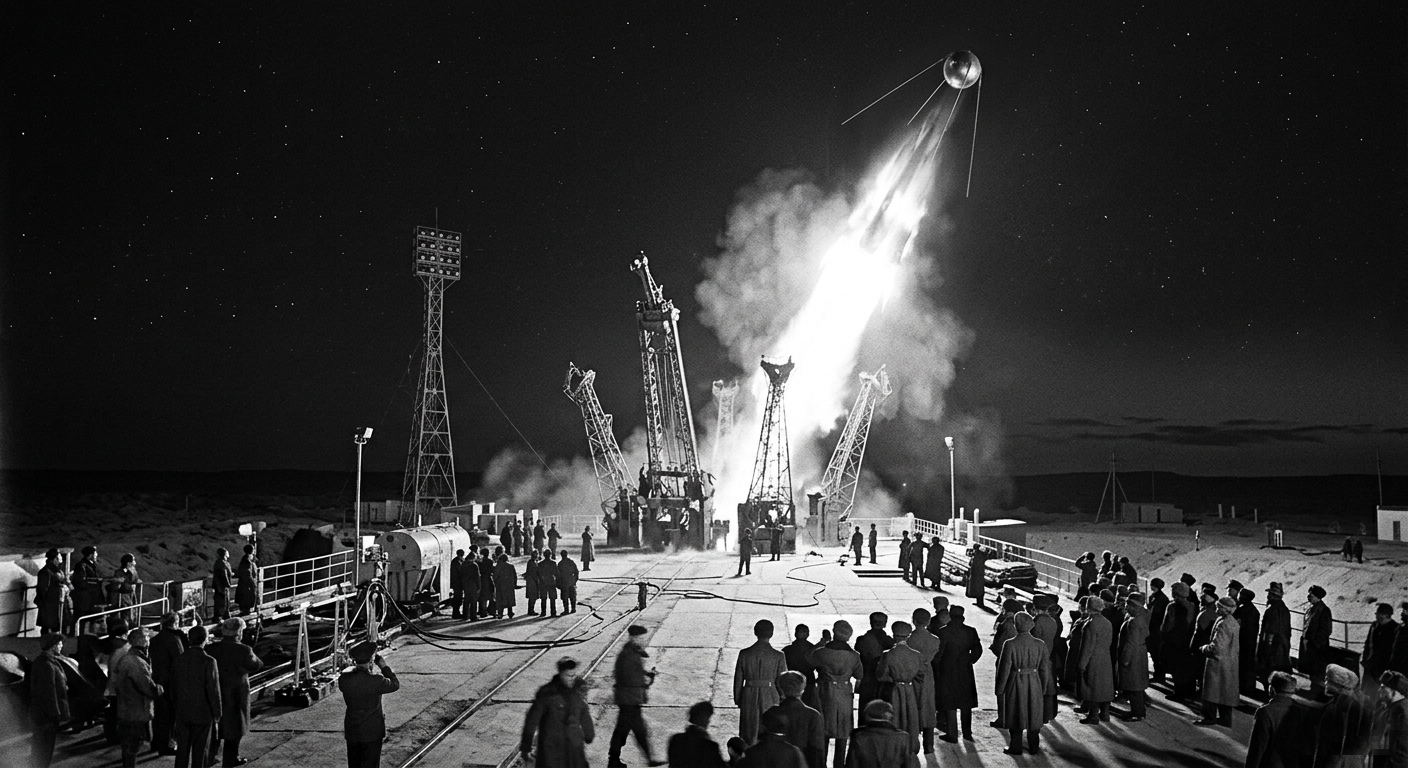 Sputnik 1 Launched