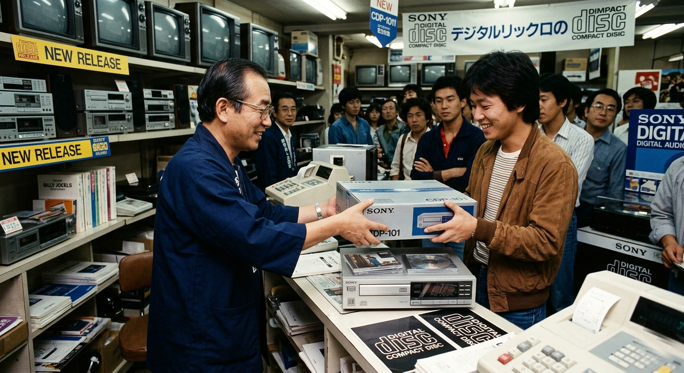 First CD Player Sold