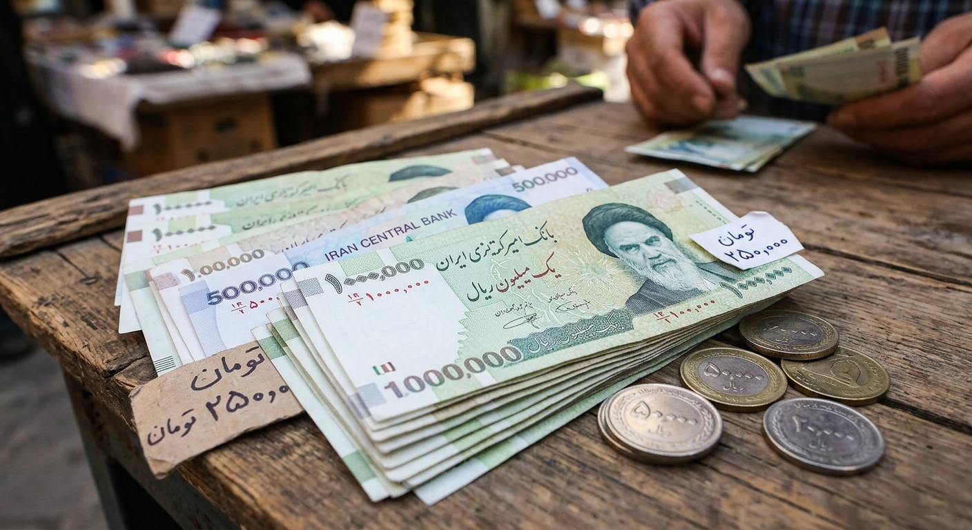 ایرانی ریال کی قیمت میں ریکارڈ اضافہ، نئی شرح جاری
