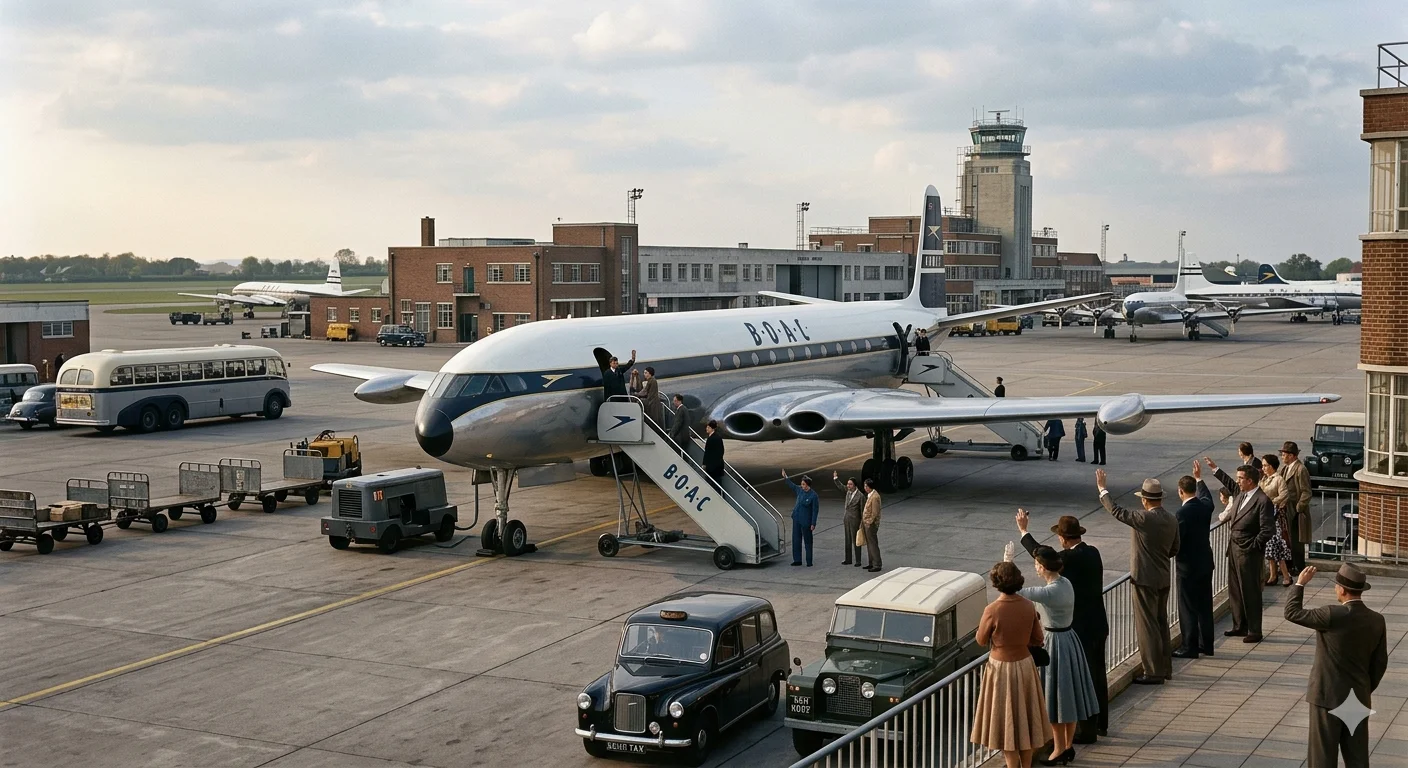 First Jet Airliner Service