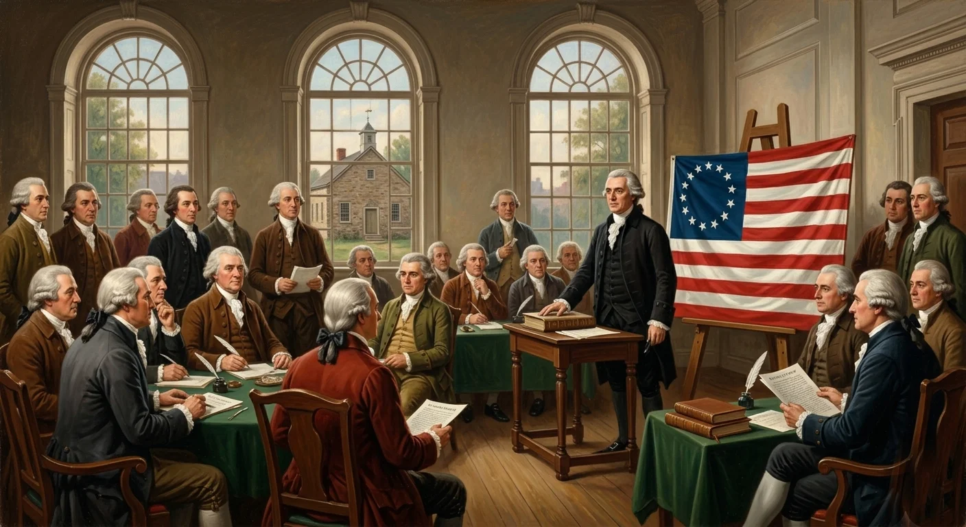 The US Flag Design Adopted